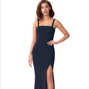 Azazie Gianetta in Dark Navy